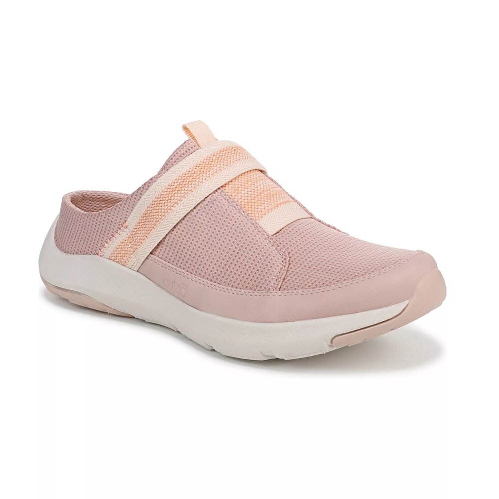 NWT Ryka Women's Engage Slip On Sneaker Mules Shoes Peach Size 8.5 W $100 RY1860